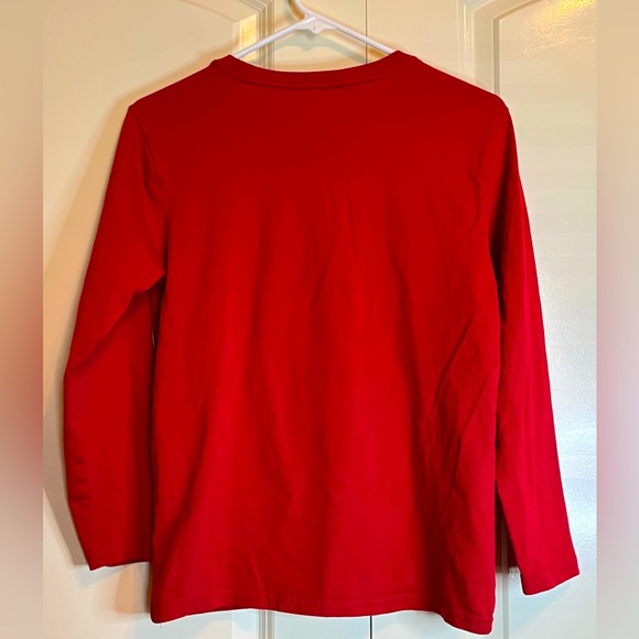 Tommy Hilfiger red long sleeve T-shirt.  Large (16/18) - Picture 2 of 6